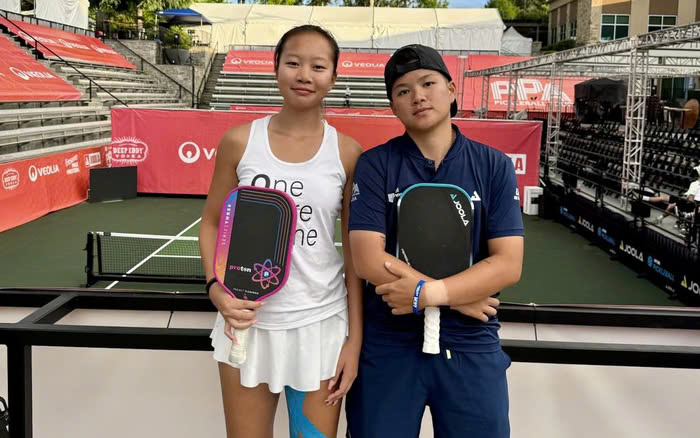 Hai tay vợt Việt Nam góp mặt tại giải vô địch Pickleball thế giới Veolia Atlanta 2025