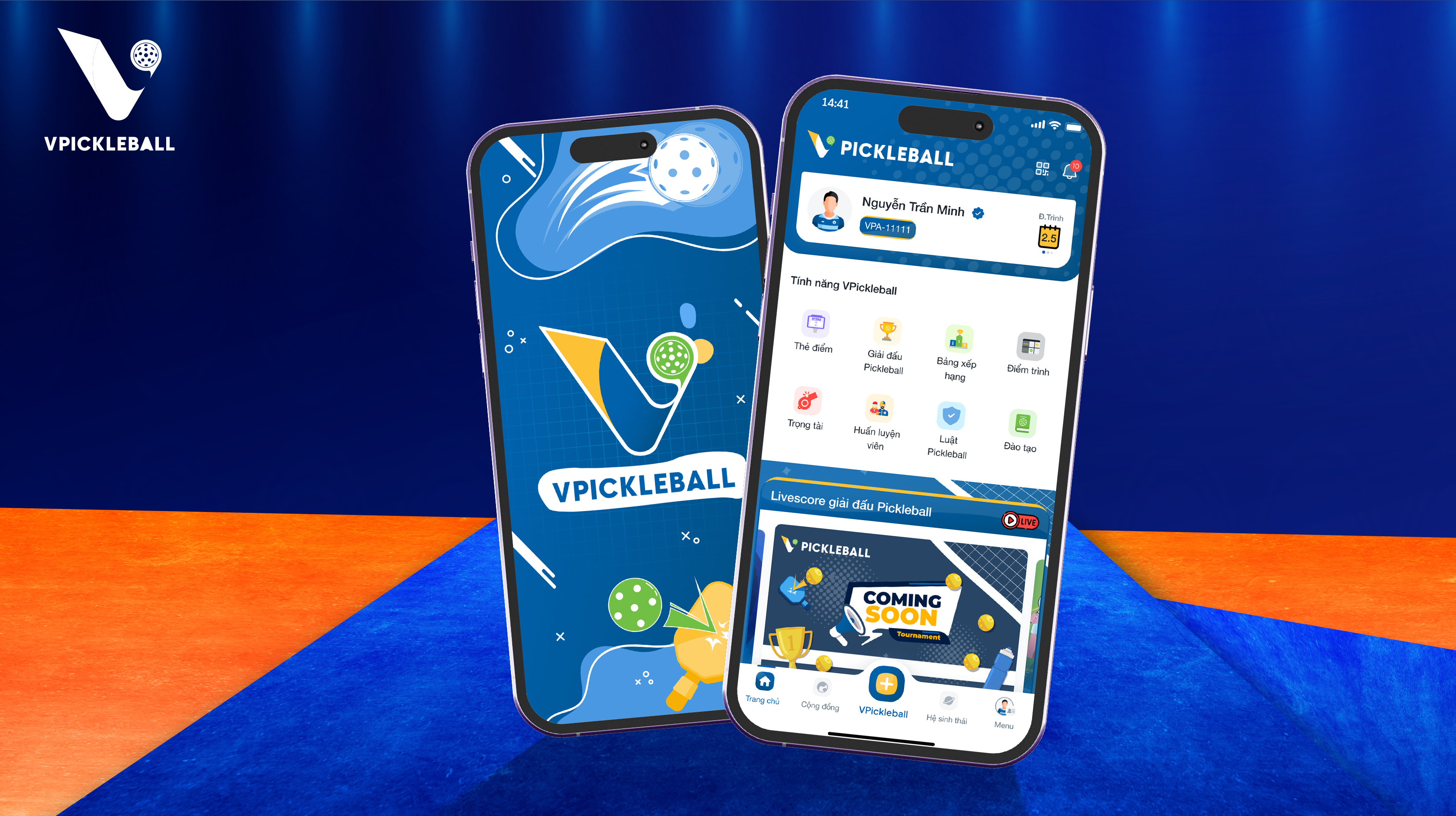 VPickleball Ra Mắt Giao Diện Livescore Mới: Hiện Đại, Thân Thiện Và Dễ Theo Dõi