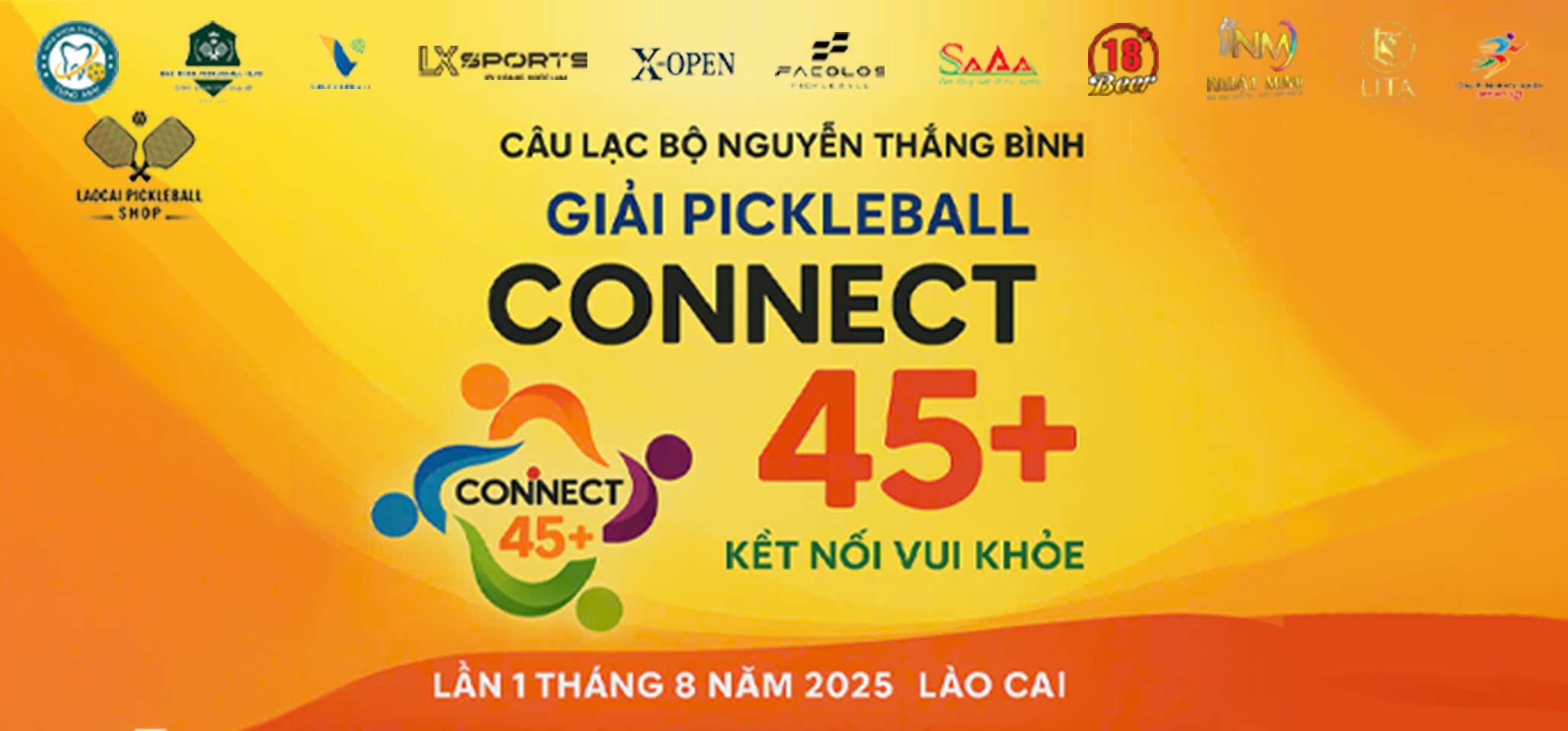 VPickleball đồng hành cùng Giải Pickleball 45+ Connect