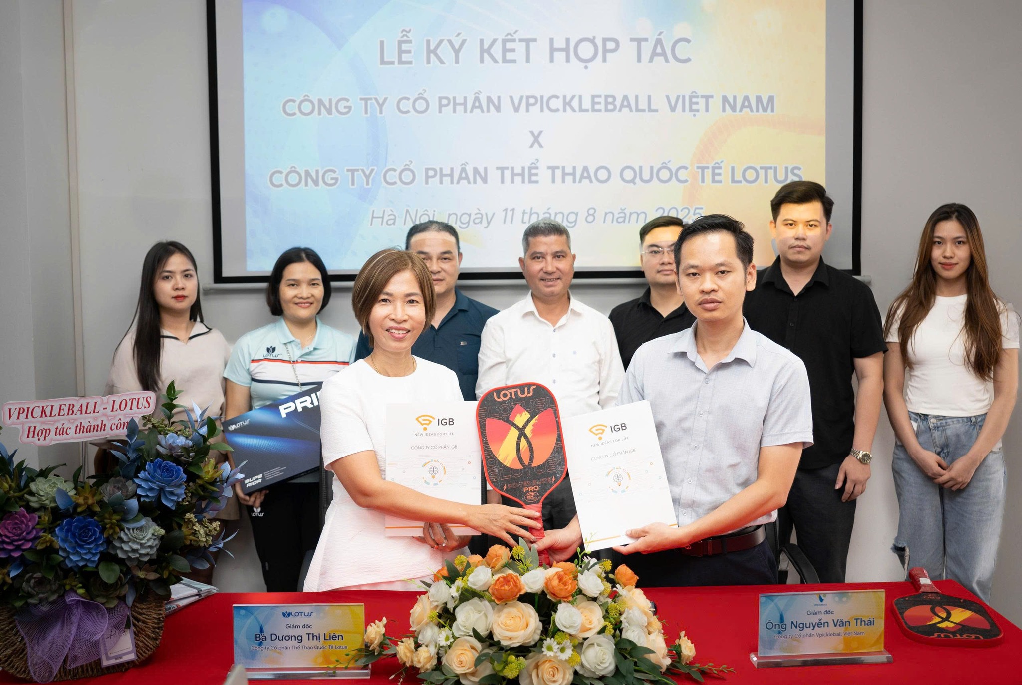Cột mốc hợp tác chiến lược – VPickleball và Lotus