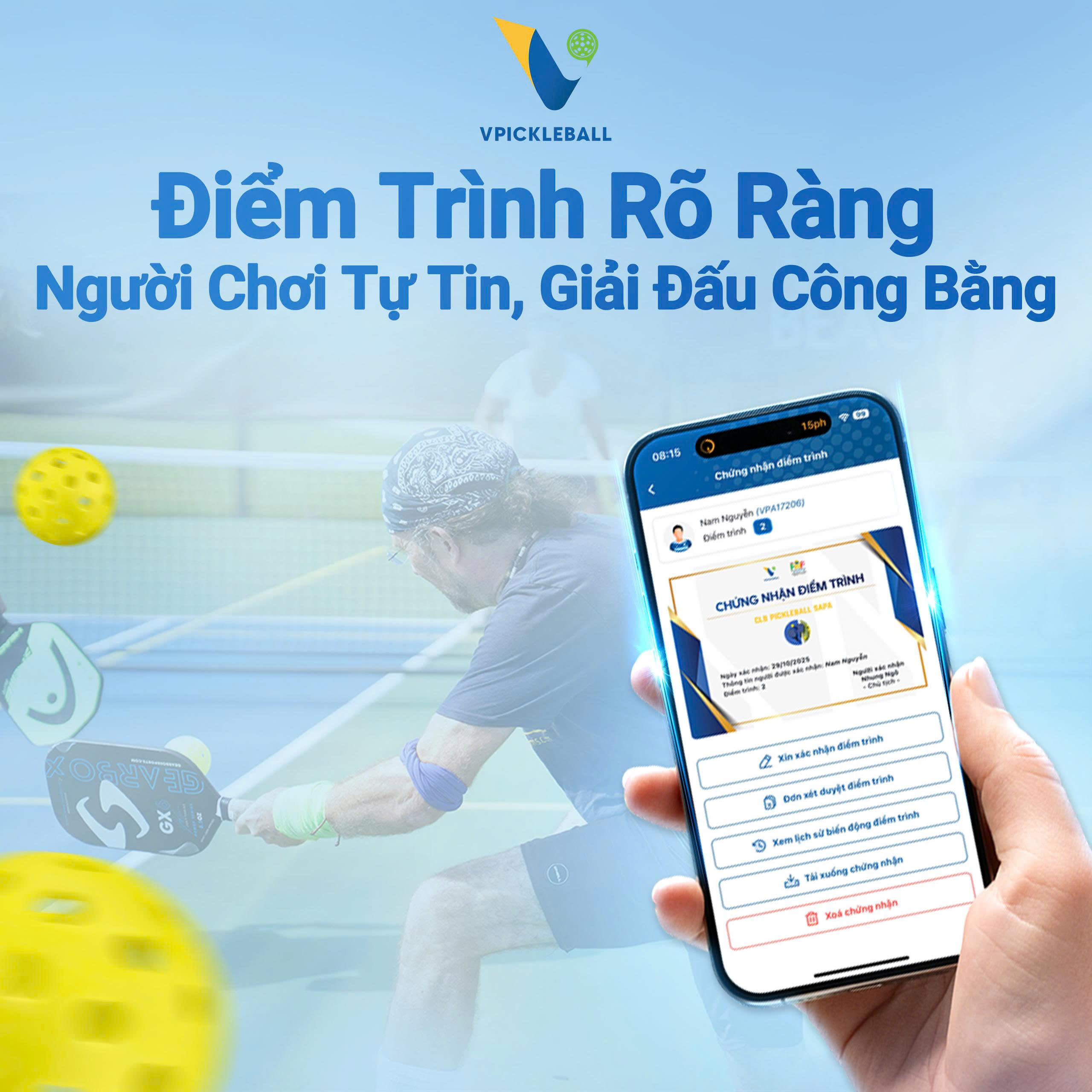 ĐIỂM TRÌNH RÕ RÀNG: NỀN TẢNG GIÚP NGƯỜI CHƠI TỰ TIN VÀ GIẢI ĐẤU CÔNG BẰNG