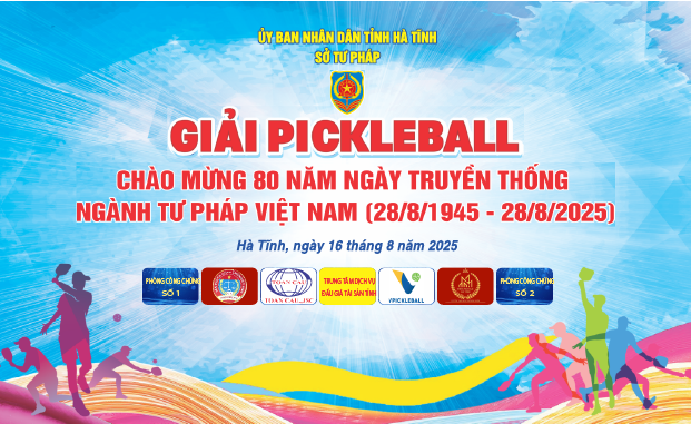Sẵn sàng tranh tài – Giải Pickleball chào mừng 80 năm Ngành Tư pháp Việt Nam