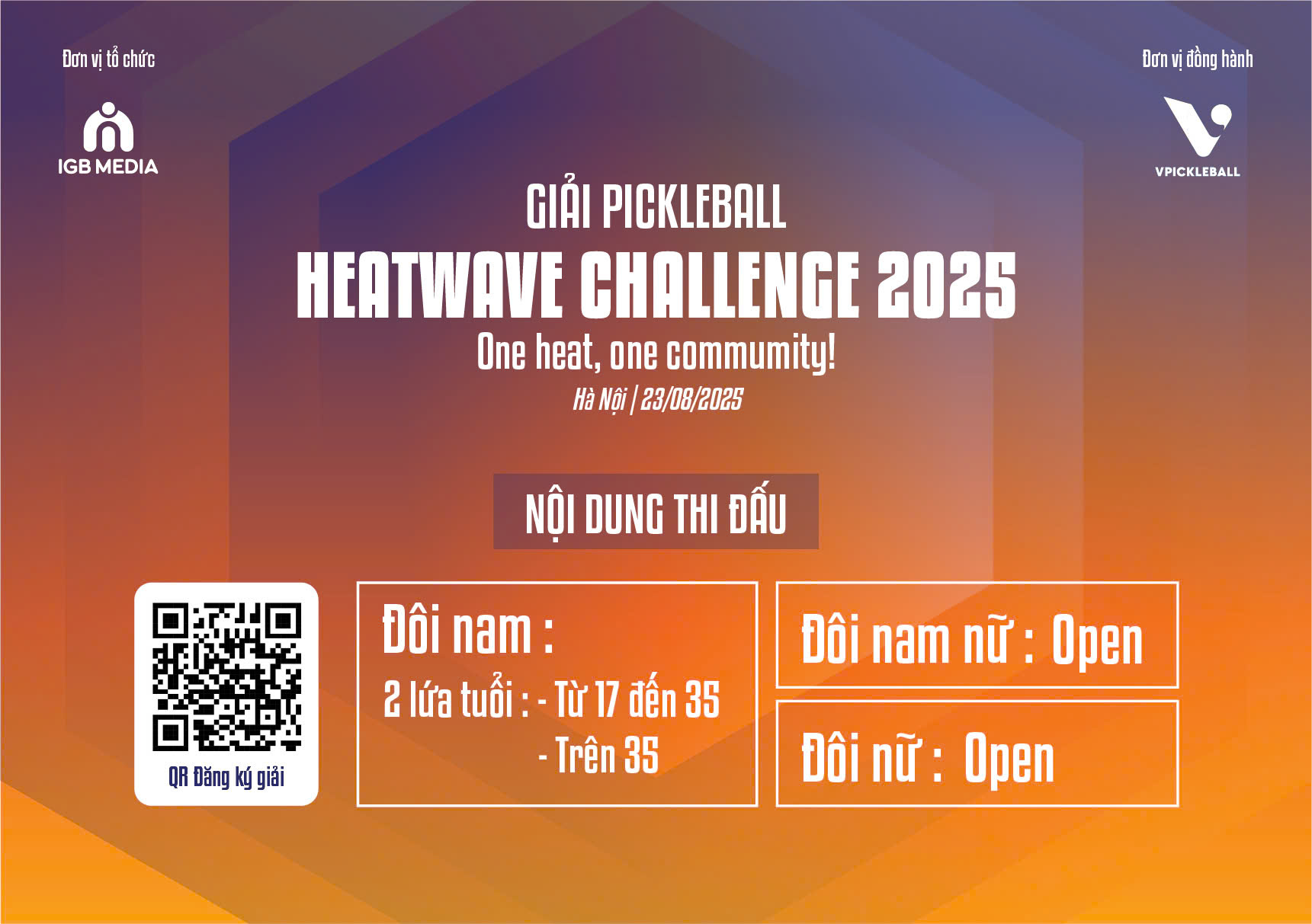 nội dung thi đấu tại heatwave challenge 2025