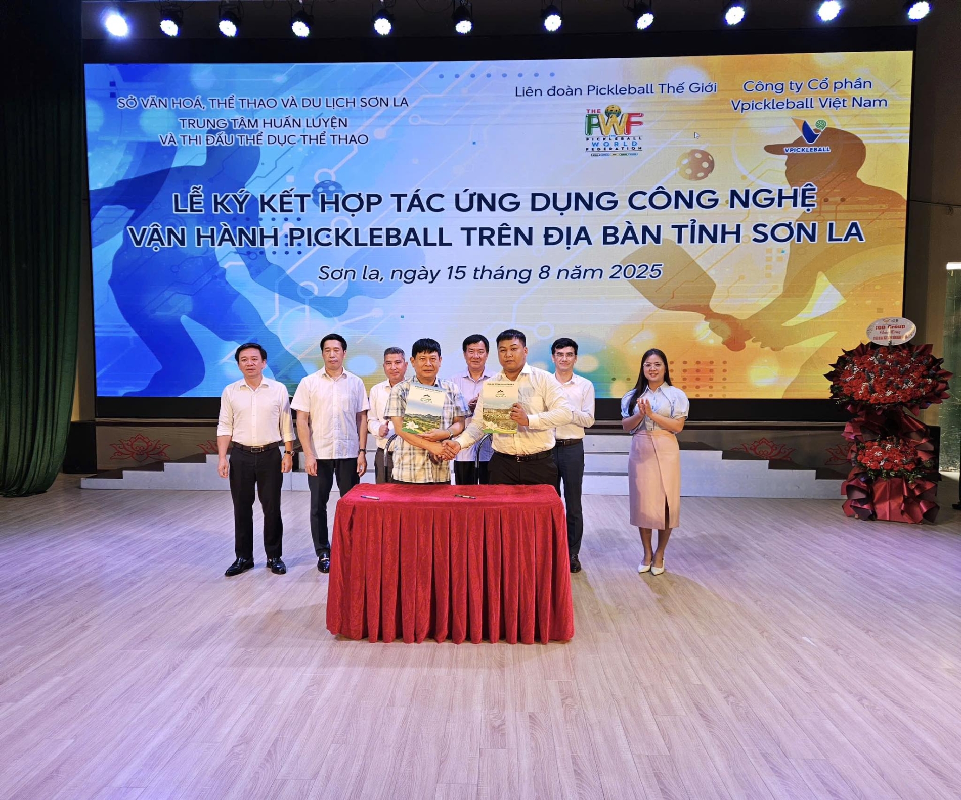 Lễ ký kết hợp tác thành công giữa tỉnh Sơn La và Vpickleball