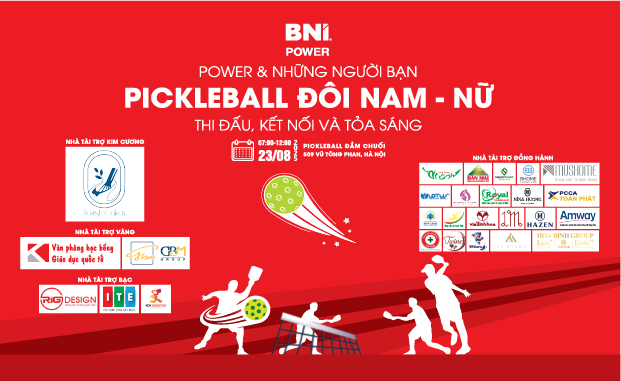 Vpickleball tự hào đồng hành cùng giải Pickleball Power 2025