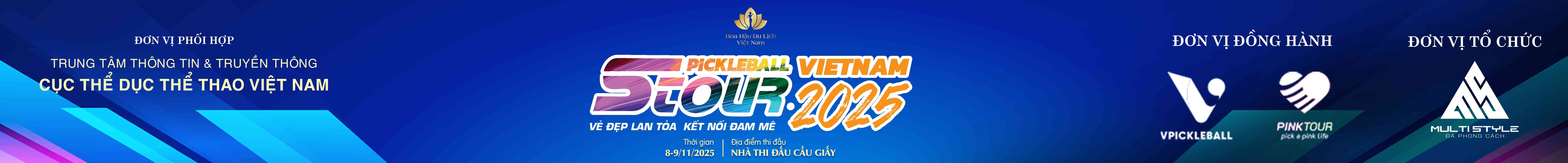 Pickleball Stour Viet Nam 2025