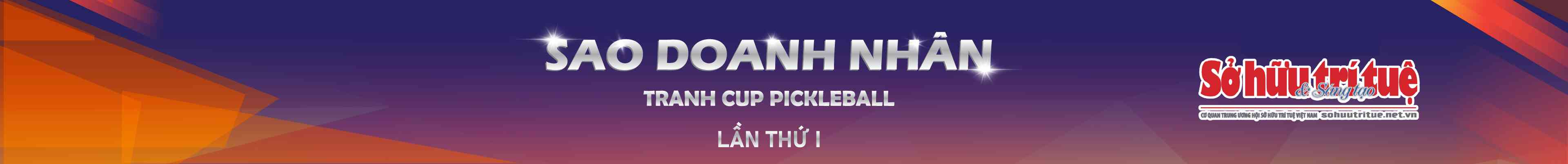 SỞ HỮU TRÍ TUỆ TRANH CUP PICKLEBALL SAO DOANH NHÂN LẦN THỨ I