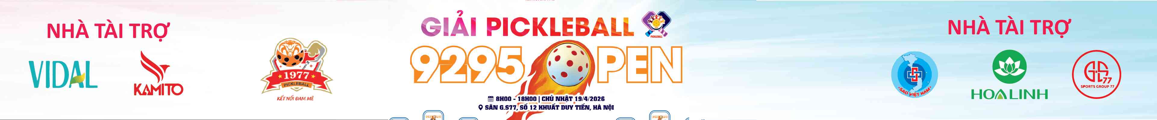 Giải Pickleball 9295 OPEN 
