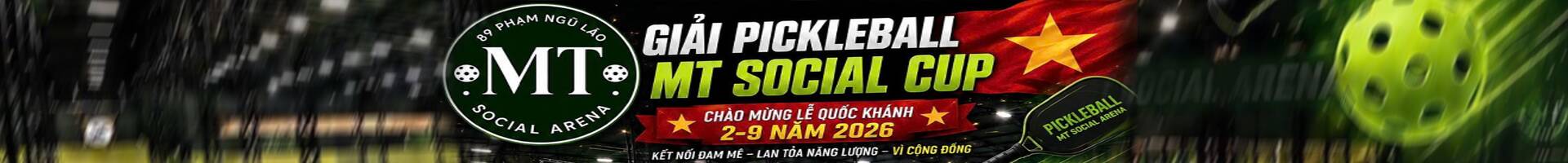 PICKLEBALL MT SOCIAL CUP