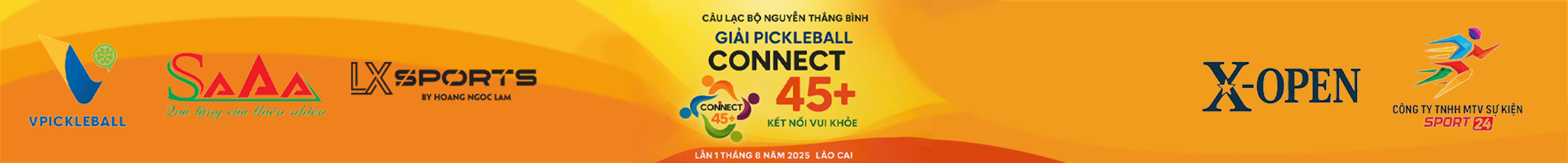 Giải Picklebal trung cao tuổi năm 2025